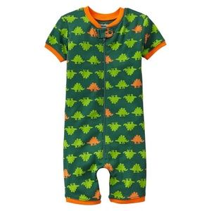 NWT BABY GAP Pajamas green stegosaurus Dinosaur